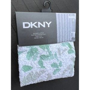 Dkny | Bath | Dkny Flutter Microsculpt Shower Curtain Green Gray Floral ...